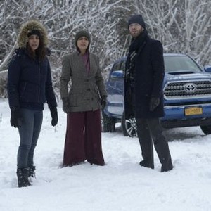 Quantico, Priyanka Chopra (L), Yasmine Elmasri (C), Jake McLaughlin (R), 'Answer', Season 1, Ep. #14, 03/20/2016, ©ABC