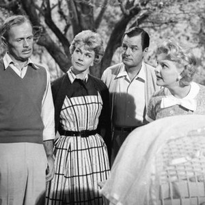 THE TUNNEL OF LOVE, Richard Widmark, Doris Day, Gig Young, Elisabeth Fraser, 1958
