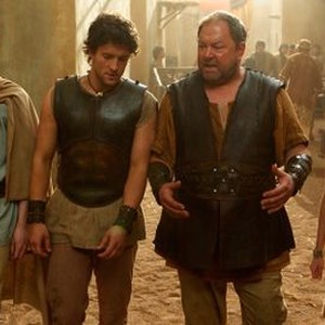 Atlantis, from left: Robert Emms, Jack Donnelly, Mark Addy, Jemima Rooper, 'A Girl By Any Other Name', Season 1, Ep. #2, 11/30/2013, ©BBCAMERICA