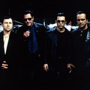 DONNIE BRASCO, from left: Bruno Kirby, Michael Madsen, Johnny Depp, James Russo, 1997, (c) TriStar