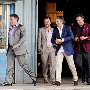 LA VERITE SI JE MENS! 3, from left: Jose Garcia, Bruno Solo, Richard Anconina, Gilbert Melki, 2012. ©Mars Distribution