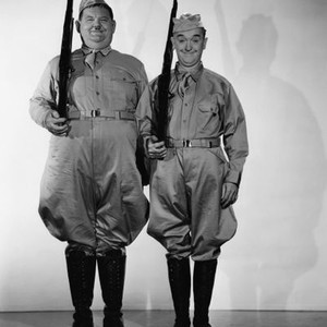 GREAT GUNS, Oliver Hardy, Stan Laurel, 1941, TM and copyright ©20th Century Fox Film Corp. All rights reserved