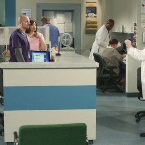 Dr. Ken, Kate Simses (L), Jonathan Slavin (C), Tisha Campbell-Martin (R), 'The Seminar', Season 1, Ep. #2, 10/09/2015, ©ABC