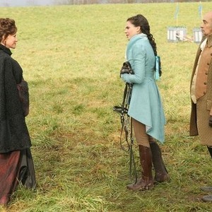 Once Upon a Time, Lana Parrilla (L), Anthony Diaz Perez (R), 'The Stable Boy', Season 1, Ep. #18, 04/01/2012, ©KSITE