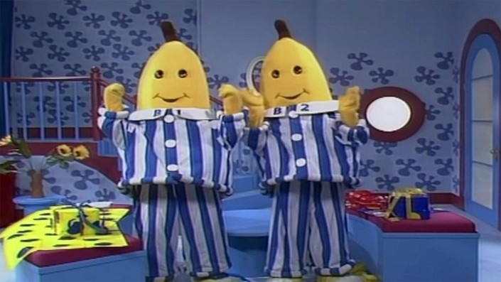 Bananas in sales pyjamas wet paint