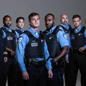 Maxim Roy, Bruce Ramsay, Benz Antoine, Mylene Dinh-Robic, Adrian Holmes, Jared Keeso, Conrad Pia, Laurence Leboeuf and Dan Petronijevic (from left)