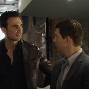 (L-R) Cheyenne Jackson as Ernie and Eric Mabius as Pete Cozy in "Price Check."