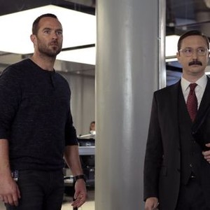 Blindspot, Sullivan Stapleton (L), John Hodgman (R), 'Erase Weary Youth', Season 1, Ep. #13, 03/14/2016, ©KSITE