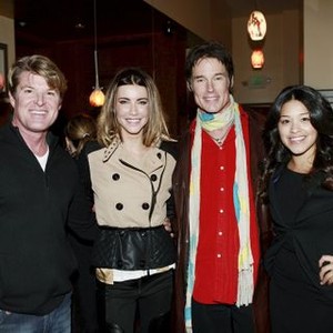 The Bold and the Beautiful, from left: Winsor Harmon, Jacqueline MacInnes-Wood, Ronn Moss, Gina Rodriguez, 03/23/1987, ©CBS