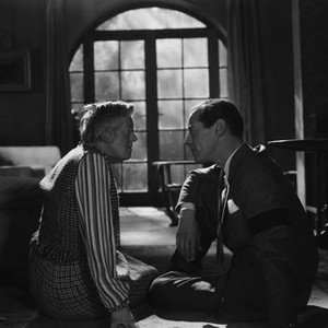 BLITHE SPIRIT, from left: Margaret Rutherford, Rex Harrison, 1945