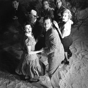 IT CAME FROM OUTER SPACE, Brad Jackson, Barbara Rush, George Eldridge, Richard Carlson, Russell Johnson, Allen Dexter, Kathleen Hughes, 1953