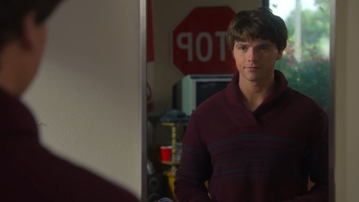 The older John O'Leary (Joel Courtney) in a moment of reflection, in "Soul on Fire." (Sony Pictures Releasing)
