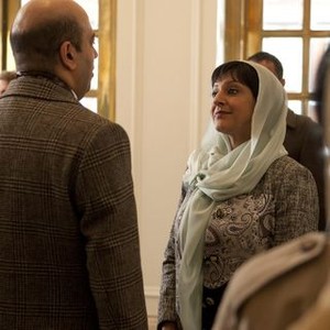 Hunted, Aaron Neil (L), Meera Syal (R), 'Polyhedrus', Season 1, Ep. #6, 11/23/2012, ©HBO