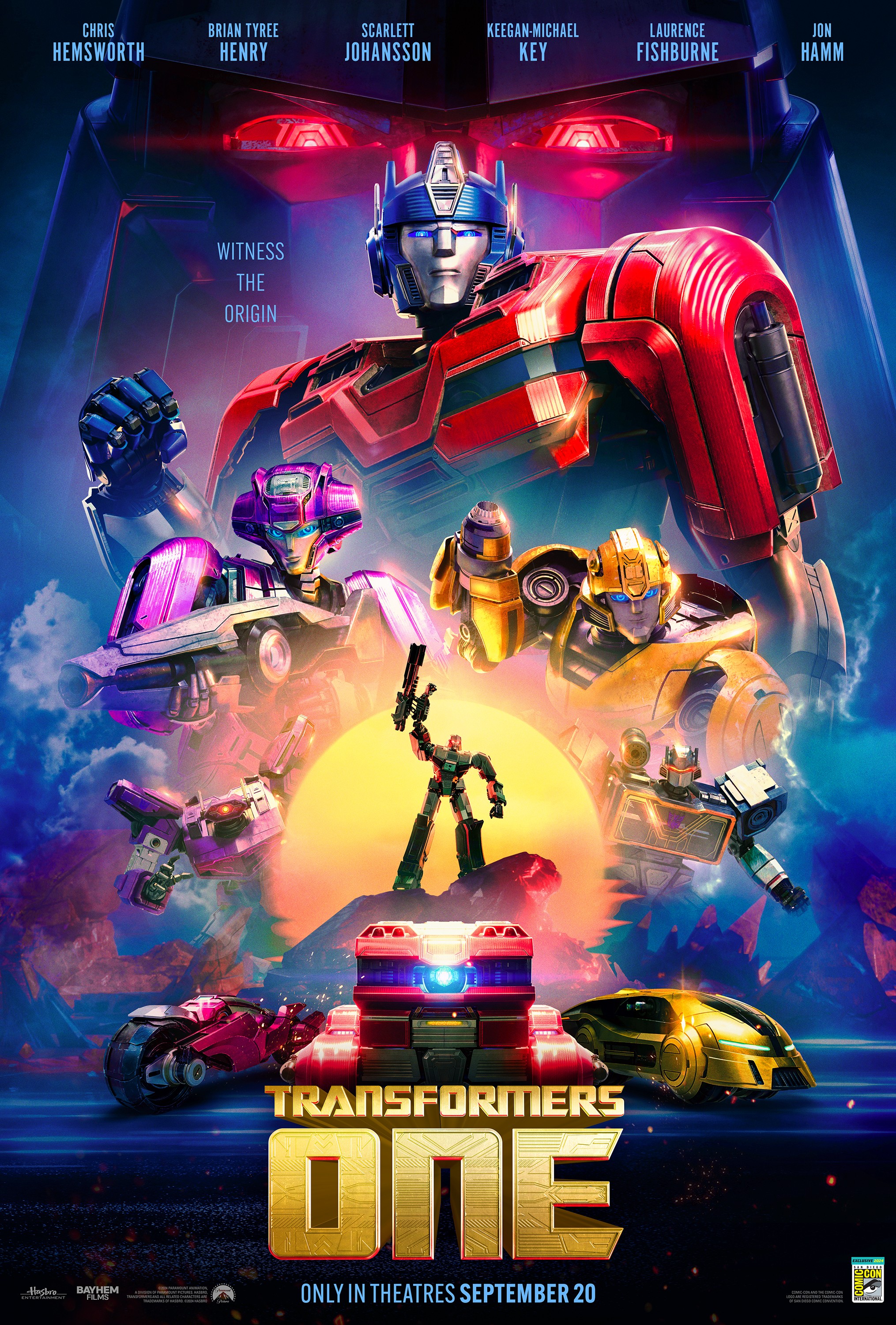 Transformers One Featurette Robots in Jerseys Trailers & Videos