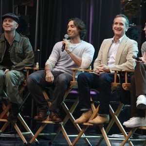Glee, from left: Ryan Murphy, Brad Falchuk, Dante Di Loreto, Ian Brennan, 09/09/2009, ©FOX
