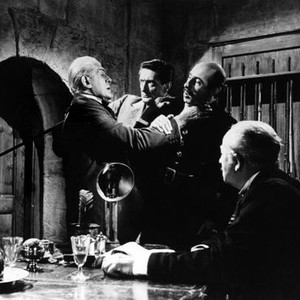 GRIP OF THE STRANGLER, (aka THE HAUNTED STRANGLER), Boris Karloff, Anthony Dawson, Max Brimmell, Leslie Perrins, 1958.
