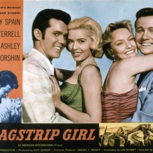 DRAGSTRIP GIRL, John Ashley, Fay Spain, Judy Bamber, Steve Terrell, 1957