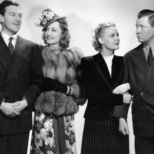 IT COULD HAPPEN TO YOU, from left: Douglas fowley, June Gale, Gloria Stuart, Stuart Erwin, 1939, TM & Copyright © 20th Century Fox Film Corp