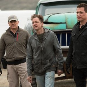 MONSTER TRUCKS, FRANK WHALEY (CENTER), HOLT MCCALLANY (RIGHT), 2016. PH: KIMBERLEY FRENCH/© PARAMOUNT PICTURES