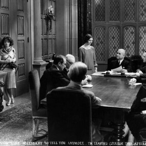THE WILD PARTY, Clara Bow, (left), Shirley O'Hara, Fredric March, (seated, right), 1929