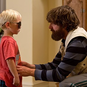 (L-R) Grant Holmquist as Tyler and Zach Galifianakis as Alan in "The Hangover Part III."