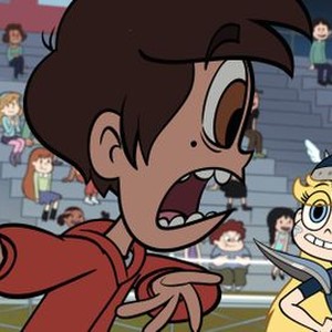 Star vs. the Forces of Evil, Adam McArthur (L), Eden Sher (R), 'Matchmaker/School Spirit', Season 1, Ep. #2, 03/30/2015, ©DISNEYXD