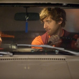 (L-R) Jackson Nicoll as Albert and Thomas Middleditch as Fuzzy in "Fun Size."