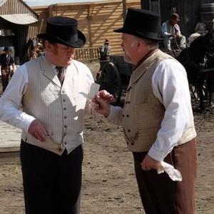 Hell on Wheels, Colm Meaney (L), Wayne Duvall (R), 'Cholera', Season 3, Ep. #7, 09/14/2013, ©AMC