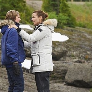(L-R) Dakota Goyo as Luke and Bridget Moynahan as Luke's Mom in "Midnight Sun." photo 9