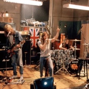 ROCK STAR, Mark Wahlberg (center), Jason Bonham (drums), Nick Catanese (far right), 2001, (c)Warner Bros.