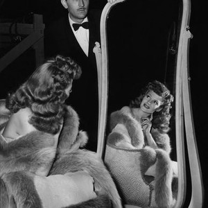COVER GIRL, from top: Lee Bowman, Rita Hayworth, on set, 1944 covergirl1944rh-fsct05, Photo by:  (covergirl1944rh-fsct05)