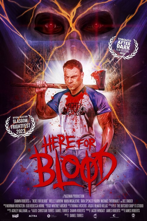Here for Blood poster