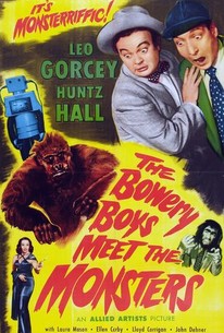 Poster for The Bowery Boys Meet the Monsters