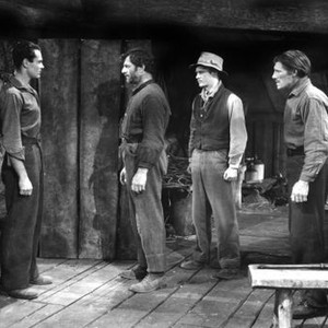 TRAIL OF THE LONESOME PINE, from left: Henry Fonda, Robert Barrat, Henry Brandon, Bob Kortman, 1936