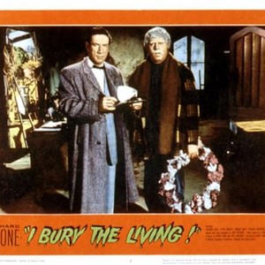 I BURY THE LIVING, Richard Boone, Theodore Bikel, 1958