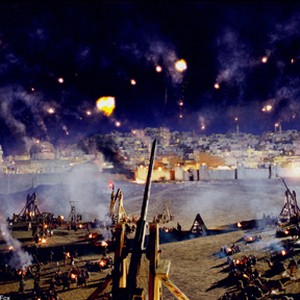 Saracens begin their siege of Jerusalem by catapulting enormous fireballs into the city.