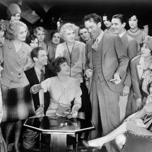 OUR MODERN MAIDENS, Douglas Fairbanks Jr., Joan Crawford, Anita Page, director Jack Conway, Edward Nugent on set, 1929