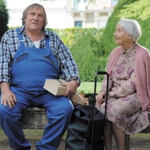 MY AFTERNOONS WITH MARGUERITTE, (aka LA TETE EN FRICHE), from left: Gerard Depardieu, Gisele Casadesus, 2010. ©Cohen Media Group