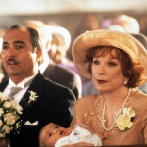 MRS. WINTERBOURNE, from left: Miguel Sandoval, Shirley MacLaine holding Justin Van Lieshout/Alec Thomlison, 1996, ©TriStar Pictures