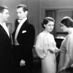STRANGERS MAY KISS, Neil Hamilton, Robert Montgomery, Norma Shearer, Irene Rich, 1931