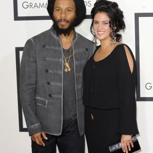 Ziggy Marley, Orly Agai at arrivals for The 56th Annual Grammy Awards - ARRIVALS 2, STAPLES Center, Los Angeles, CA January 26, 2014. Photo By: Charlie Williams/Everett Collection