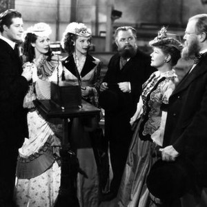THE STORY OF ALEXANDER GRAHAM BELL, from left: Don Ameche, Loretta Young, Polly Ann Young, Gene Lockhart, Spring Byington, Charles Coburn, 1939, TM & Copyright © 20th Century Fox Film Corp