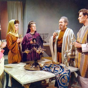 BEN-HUR, Cathy O'Donnell, Haya Harareet, Martha Scott, Sam Jaffe, Charlton Heston, 1959.