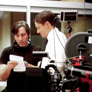 IN GOOD COMPANY, director Paul Weitz, Topher Grace on set, 2004, (c) Universal