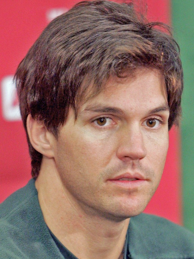 Barry Zito Blue Hair