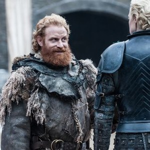 Kristofer Hivju as Tormund Giantsbane and Gwendoline Christie as Brienne of Tarth (Helen Sloan/HBO)