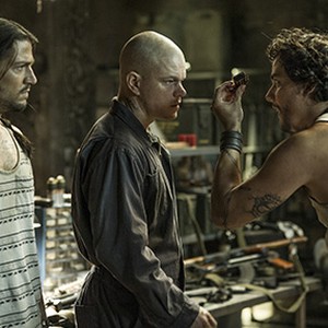 (L-R) Diego Luna as Julio, Matt Damon as Max and Wagner Moura as Spider in "Elysium." photo 19