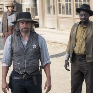 Hell on Wheels, Anson Mount (L), Dohn Norwood (R), 'Return to Hell', Season 4, Ep. #10, 10/04/2014, ©AMC