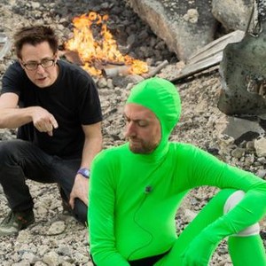 GUARDIANS OF THE GALAXY, from left: director James Gunn, Sean Gunn, on set, 2014. ph: Jay Maidment/©Walt Disney Studios Motion Pictures