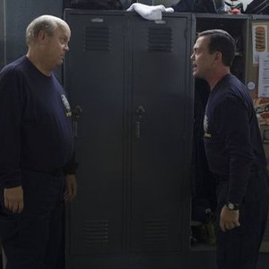 Brooklyn Nine-Nine, Dirk Blocker (L), Joe Lo Truglio (R), 'The Jimmy Jab Games', Season 2, Ep. #3, 10/12/2014, ©FOX